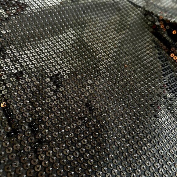 CHETTA B Black Sequin Dress Pants Sherrie Bloom Peter Noviello in Sz 12  NWT - Picture 6 of 9